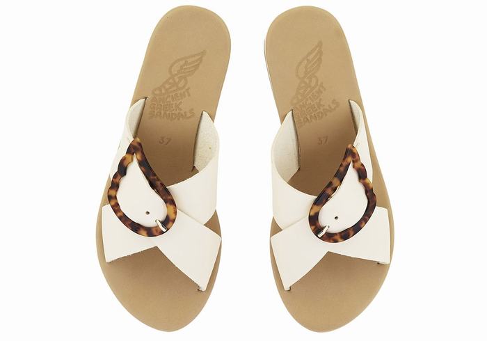 Sandale Compensée Ancient Greek Sandals Thais Rainbow Blanche Femme | GRD-6858640